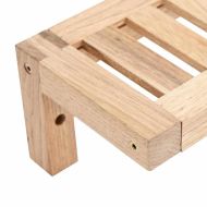 Стенно висящо рафтче Бежово 62 x 10 x 12.5 см