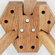 Масичка за кафе Кафяво 50 x 50 x 46 см