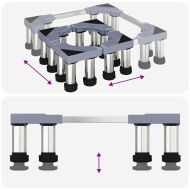 Основа за пералня Сив 67 x 67 x 21.5 см Метал