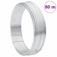 Проводник за ограда Сребрист 80 m Стомана