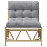 Градински стол 2 pcs Светлосиво 75 x 75 x 71 см Стомана