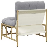 Градински стол 2 pcs Светлосиво 75 x 75 x 71 см Стомана