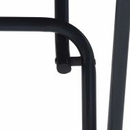 Градинска маса Антрацит 50 x 50 x 72 cm Стомана