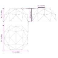 Дъга за катерене Синьо Стомана