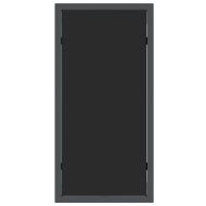 Шезлонги с маса 2-човек 3 pcs Черен и антрацит 197 x 54 x 86 см