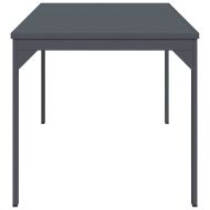 Разтеглена маса Антрацит 180 x 80 x 76 см Стомана