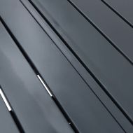 Разтеглена маса Антрацит 180 x 80 x 76 см Стомана