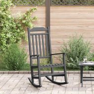 Люлеещ се стол Черно 65 x 84 x 114 см Полиетилен