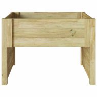 Гараж за роботизирана косачка Кафяво 73 x 67 x 56 см