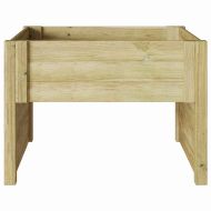 Гараж за роботизирана косачка Кафяво 73 x 67 x 56 см