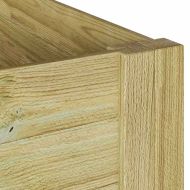 Гараж за роботизирана косачка Кафяво 73 x 67 x 56 см