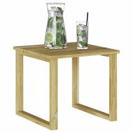 Таблица за шезлонг Кафяво 40 x 40 x 36 cm