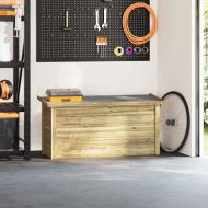 Кутия за съхранение със съхранение Кафяво 119 x 44.5 x 58 см