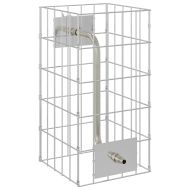 Габиони стълб Сребрист 25 x 25 x 50 cm Неръждаема стомана