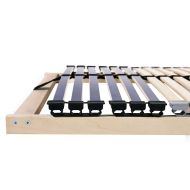 Ламелна подматрачна рамка Кафяво 140 x 190 cm