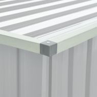 Градински сандък за съхранение, сив, 171x99x93 см