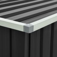 Градински сандък за съхранение, антрацит, 171x99x93 см