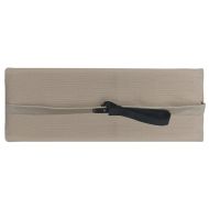 Облегалка за глава за шезлонг, таупе, 40x7,5x15 см, textilene