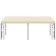 Шатра за стенен монтаж, 6x3x2,5 м, кремава