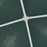 Професионална парти шатра, 4х4 м, зелена, 90 г/м²