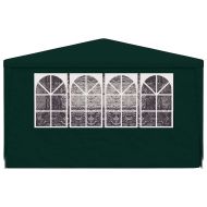 Професионална парти шатра със стени 4x9 м зелена 90 г/м²