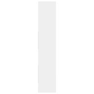 Библиотека, бяла, 40x35x180 см, инженерно дърво