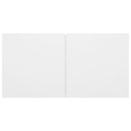 Окачени TВ шкафове, 2 бр, бели, 60x30x30 см