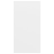 ТВ шкаф за стенен монтаж, бял, 37x37x72 см, инженерно дърво