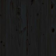 Градински средни дивани от палети, 2 бр, черни, бор масив