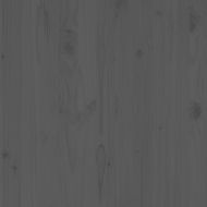 Градински лаундж комплект, 3 части, сив, бор масив