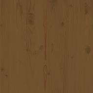 Градински лаундж комплект, 3 части, меденокафяв, бор масив