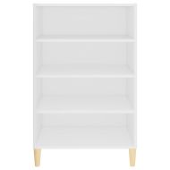 Бюфет, бял, 57x35x90 см, инженерно дърво