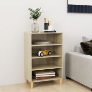 Бюфет, дъб сонома, 57x35x90 см, инженерно дърво