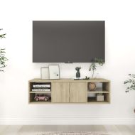 Стенен рафт, дъб сонома 102x30x29 см, инженерно дърво