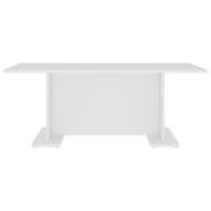 Маса за кафе, бяла, 103,5x60x40 см, инженерно дърво