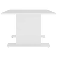 Маса за кафе, бяла, 103,5x60x40 см, инженерно дърво