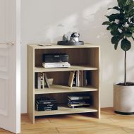 Сайдборд, дъб сонома, 70x40,5x75 см, инженерно дърво