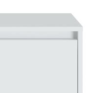 Нощно шкафче, бяло, 45x34x44,5 см, инженерно дърво