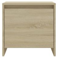 Нощно шкафче, дъб сонома, 45x34x44,5 см, инженерно дърво