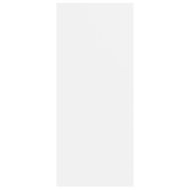 Библиотека/разделител за стая, бяла, 60x30x72 см