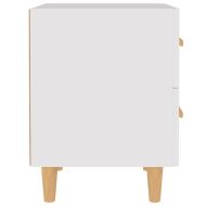 Нощни шкафчета, 2 бр, бели, 40x35x47,5 см