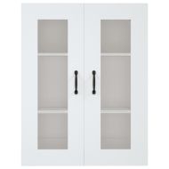 Окачен стенен шкаф, бял, 69,5x34x90 см