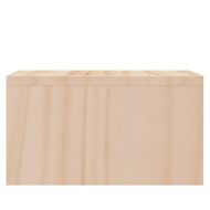 Поставка за монитор, 50x27x15 см, бор масив