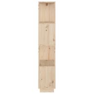 Библиотека/разделител за стая, 51x25x132 см, бор масив