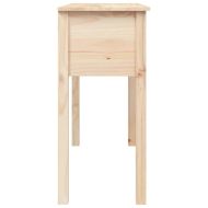 Конзолна маса 100x35x75 см борово дърво масив