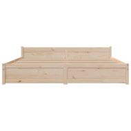 Рамка за легло, масивно дърво, 180x200 см, Super King Size