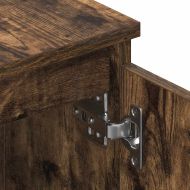 ТВ шкаф, опушен дъб, 140x40x35,5 см, инженерно дърво