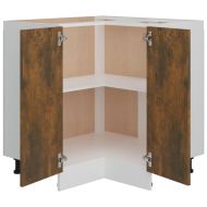 Кухненски шкаф "Lyon" опушен дъб 75,5x75,5x81,5 см Инженерно дърво