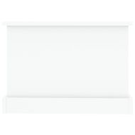 Кафе маса, бяла, 90x50x35 см, инженерно дърво