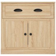 Сайдборд, дъб сонома, 70x35,5x67,5 см, инженерно дърво